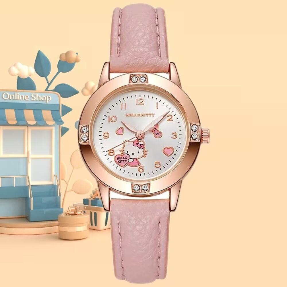 #6610 Hello Kitty & Friends Hello Kitty Watch in Pink 8"